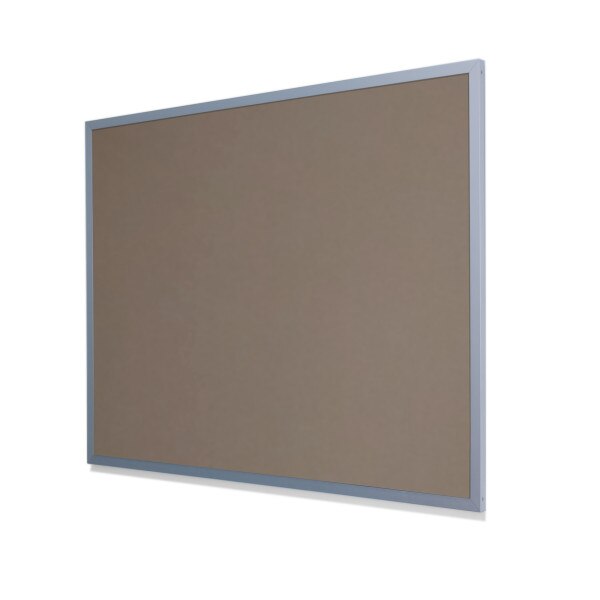 2208 Mushroom Medley Colored Cork Forbo Bulletin Board with Heavy Aluminum Frame